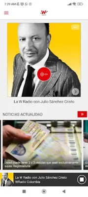 WRadio Colombia android App screenshot 3